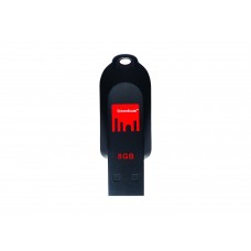 Strontium Pollex 8GB USB Pen Drive (Black/Red)